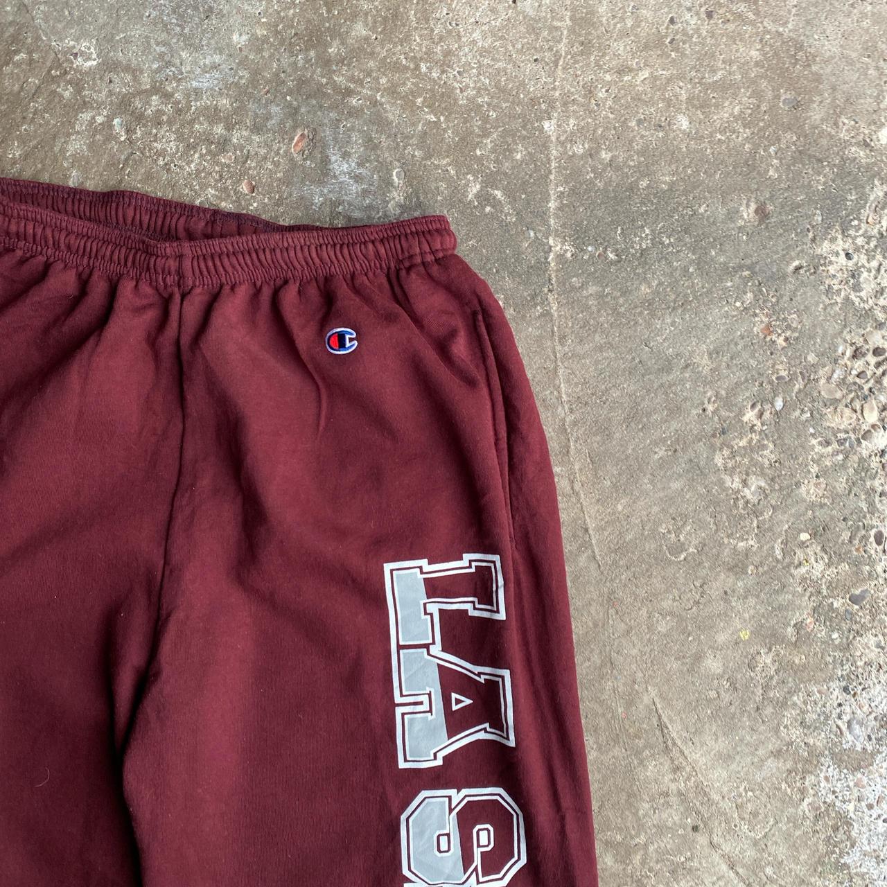 Burgundy Champion ‘La Salle’ Tracksuit Bottoms - M