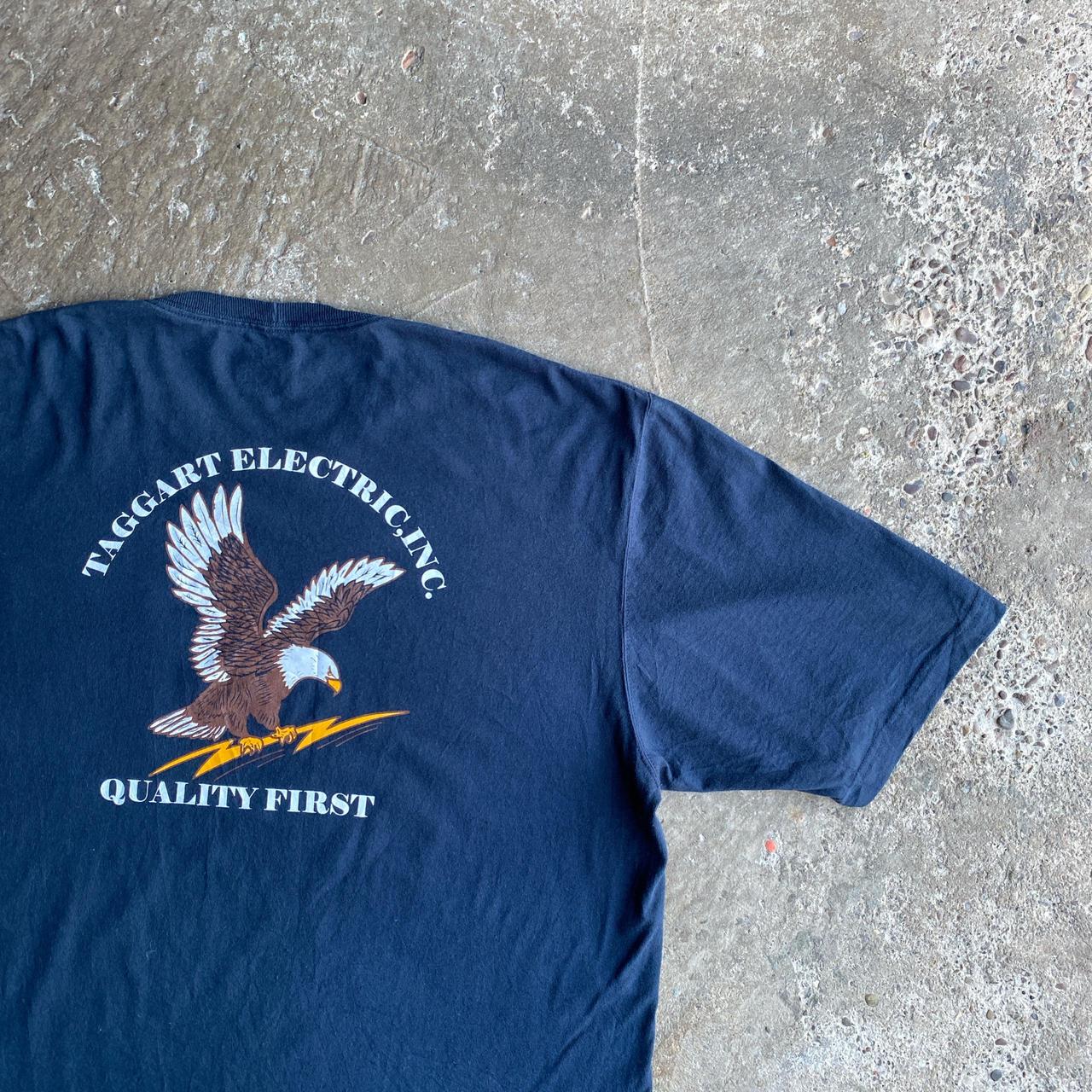 Navy Carhartt Single Pocket Graphic T-Shirt - XL