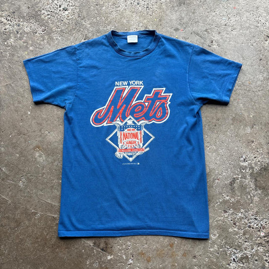 Blue 1988 New York Mets graphic tee - M