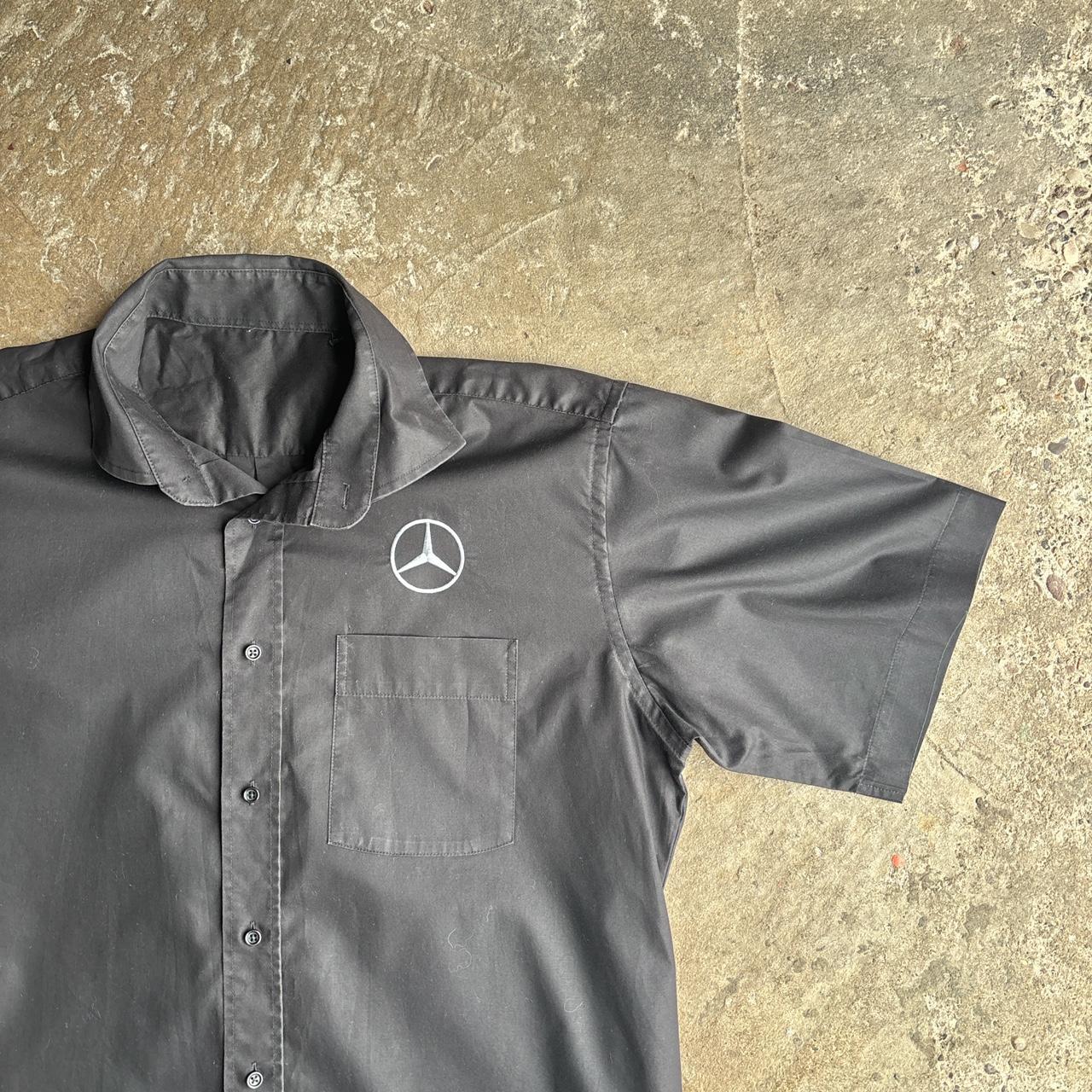 Black Mercedes-Benz Black Short-sleeve Shirt
