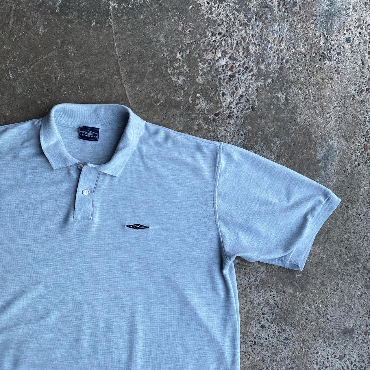 Grey Umbro Polo Shirt - 2XL