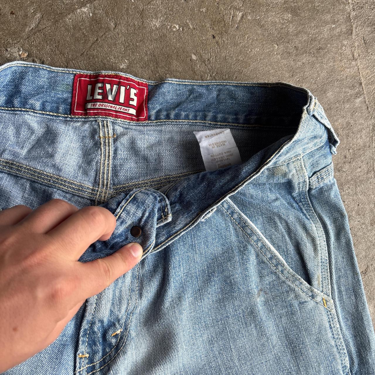 Vintage Levi’s blue denim carpenter shorts - W30