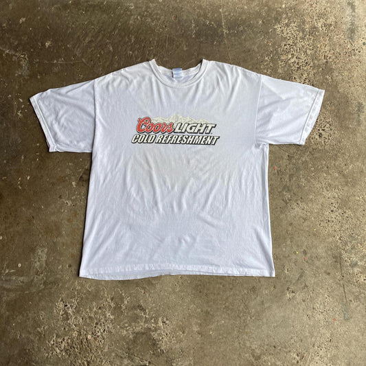 White Coors Light Graphic T-Shirt - XL