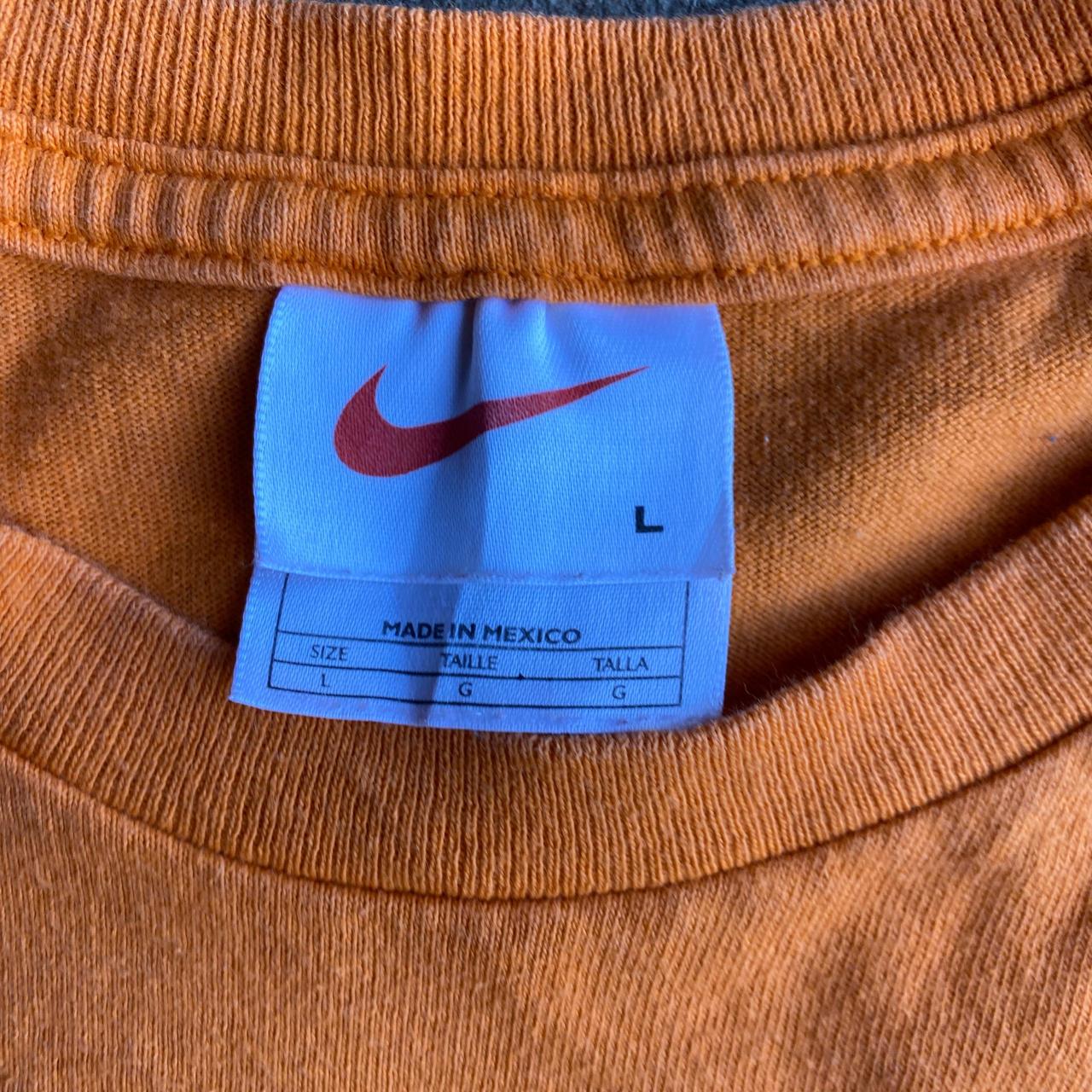 Orange Nike Graphic T-Shirt - L (women’s)
