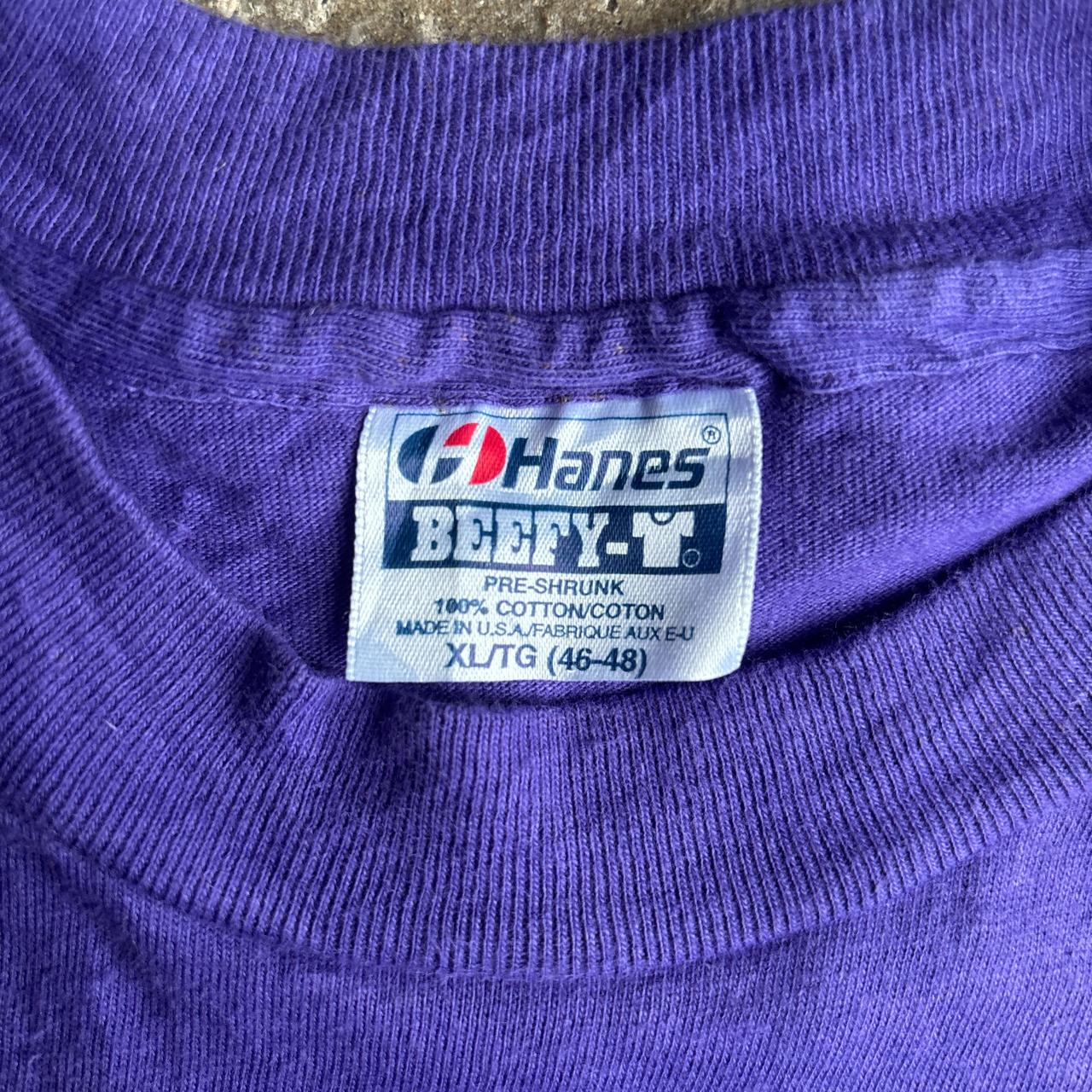 Purple Green Peace Graphic T-Shirt - XL