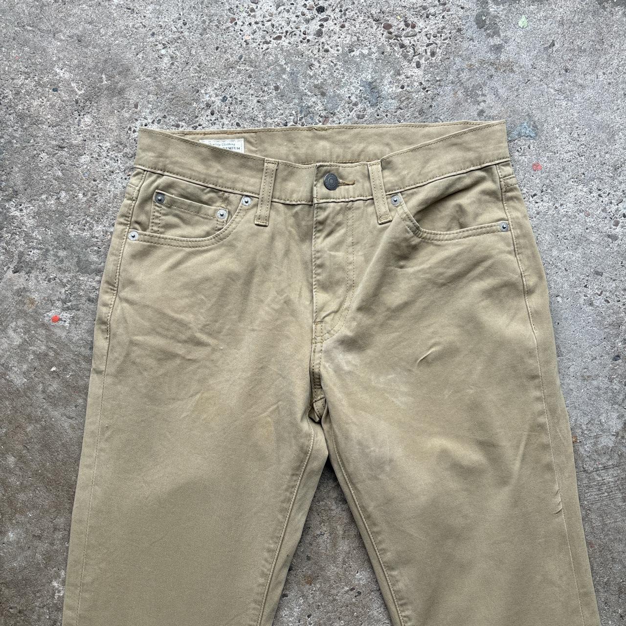 Tan Levi’s 511 cotton trousers - W30