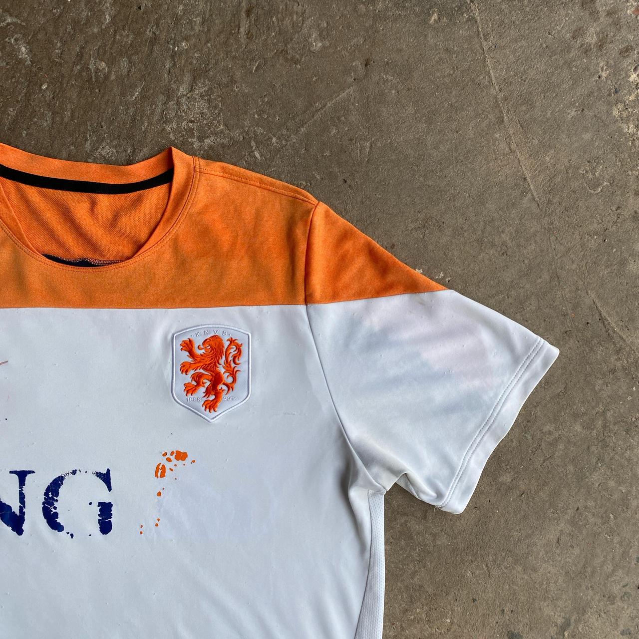 The Netherlands Nike White & Orange Training Shirt - XL