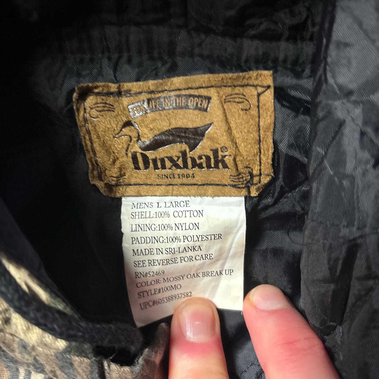 Duxbak Woodland Print Hooded Jacket - L