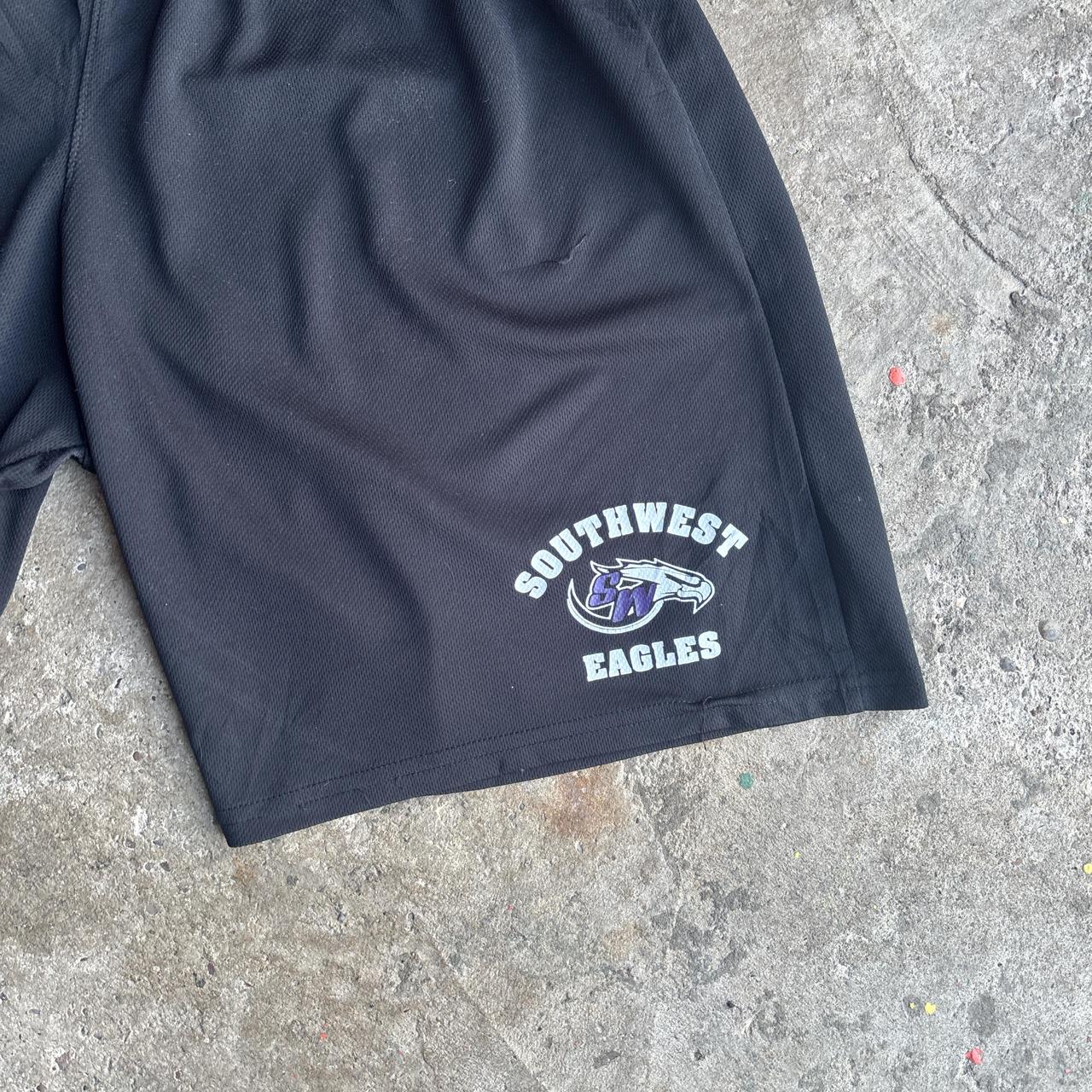 Black Mesh ‘Southwest Eagles’ Basketball Shorts