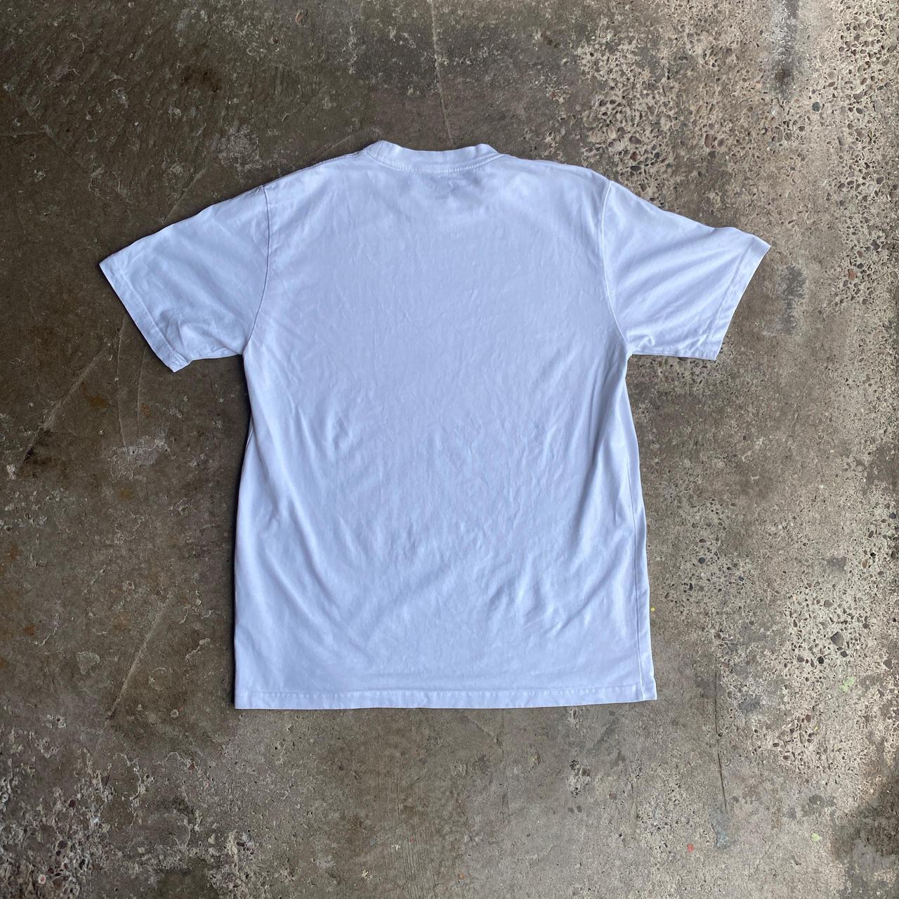 White Carhartt Print Logo T-Shirt - L