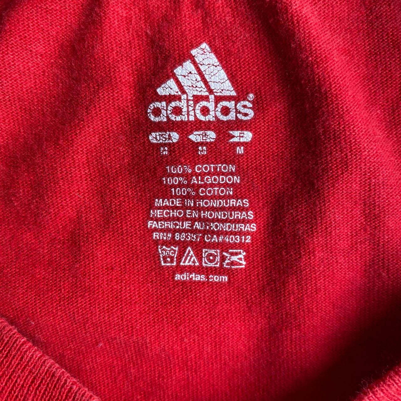 Adidas Detroit Pistons Red Graphic NBA T-Shirt - M