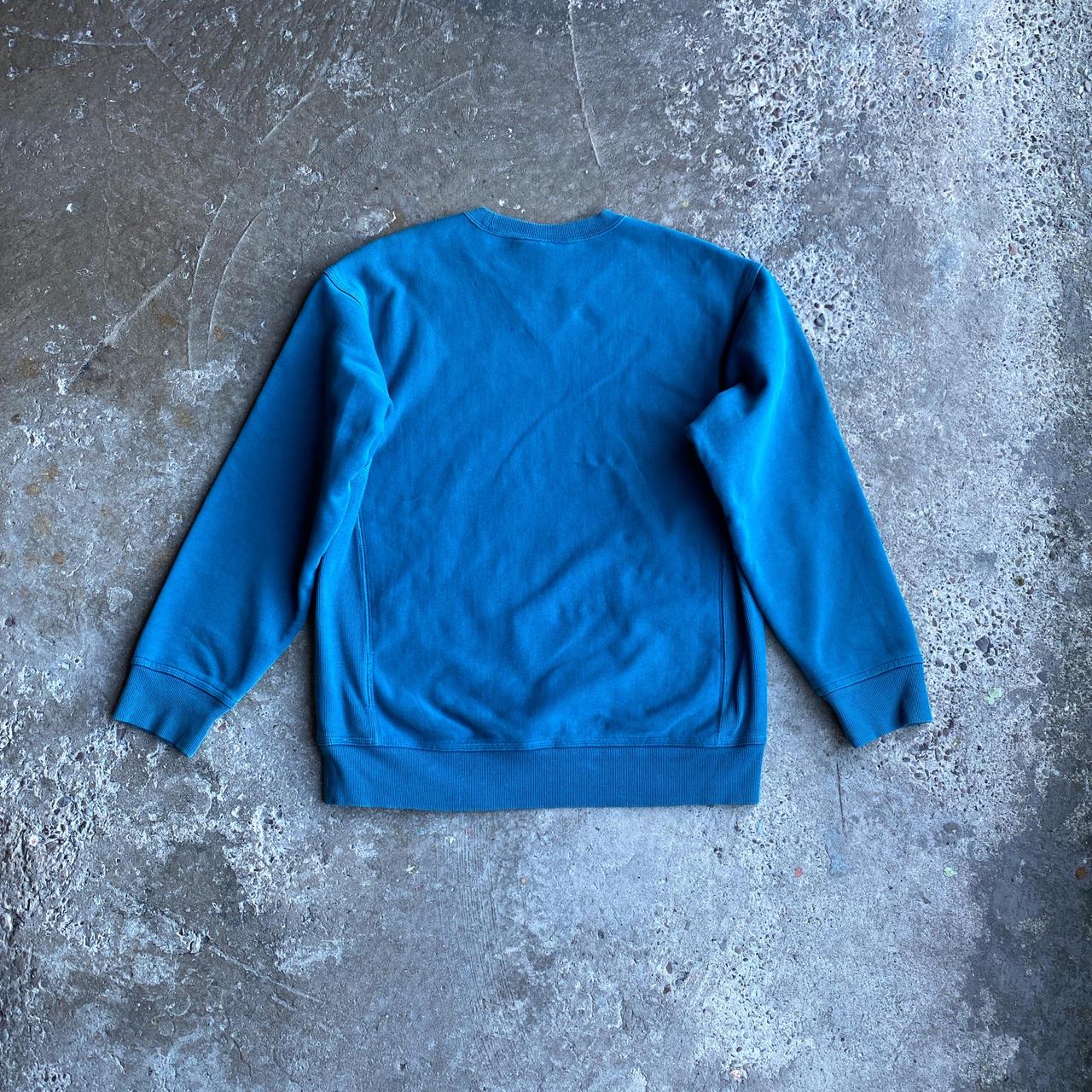 Blue Carhartt Logo Sweatshirt - S