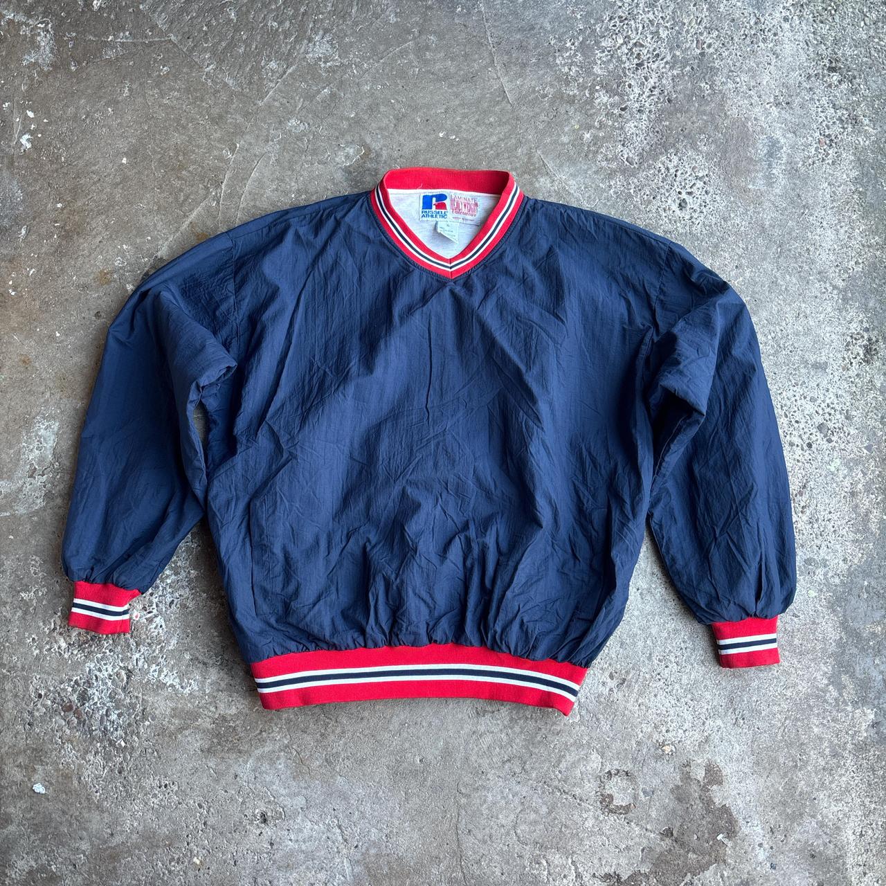 Navy Russell Athletic Windbreaker Jacket
