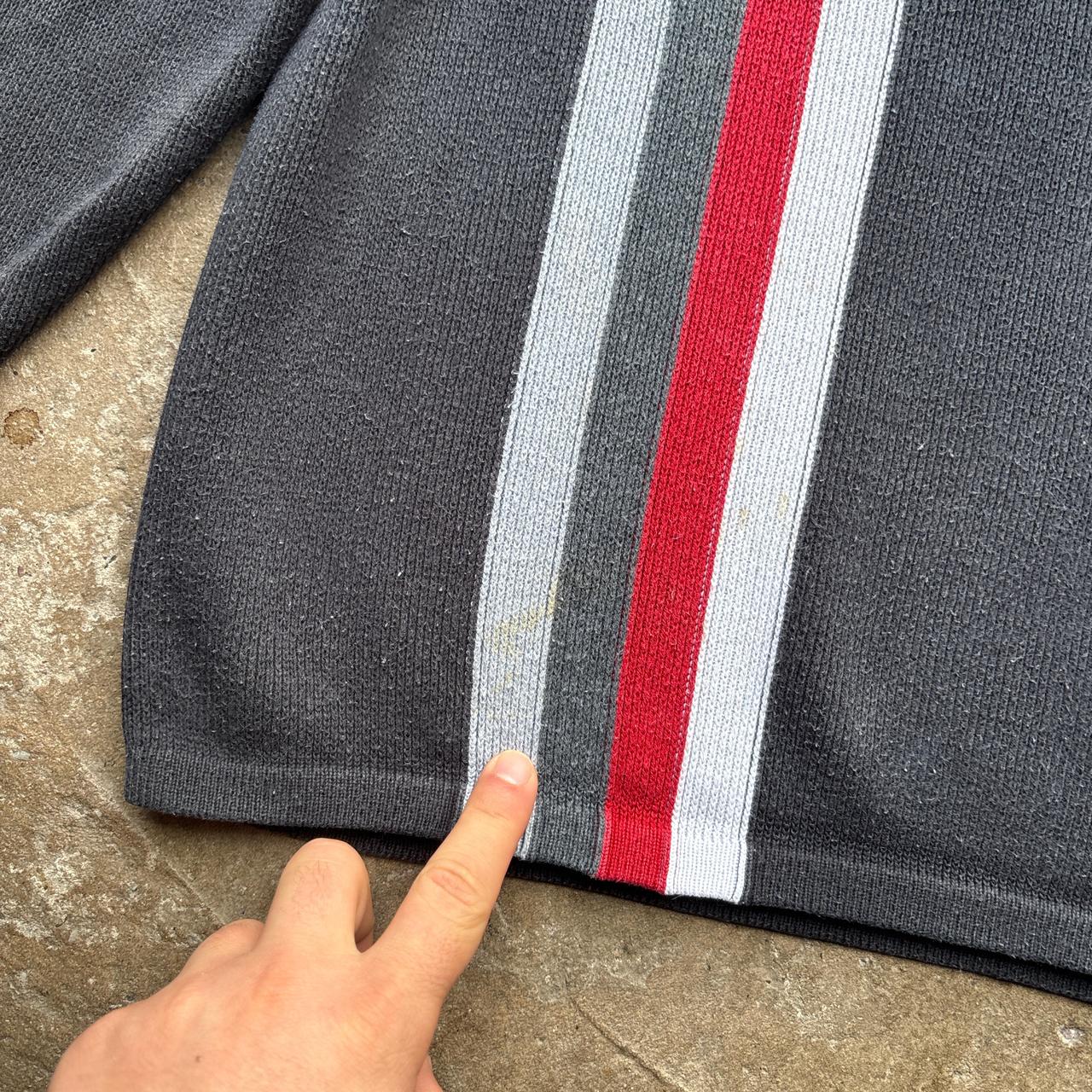 00s Black Tommy Hilfiger knitted quarter zip - M