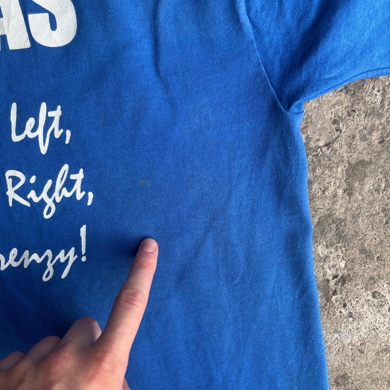 97 Vintage Single Stitch Blue Graphic T-Shirt - M