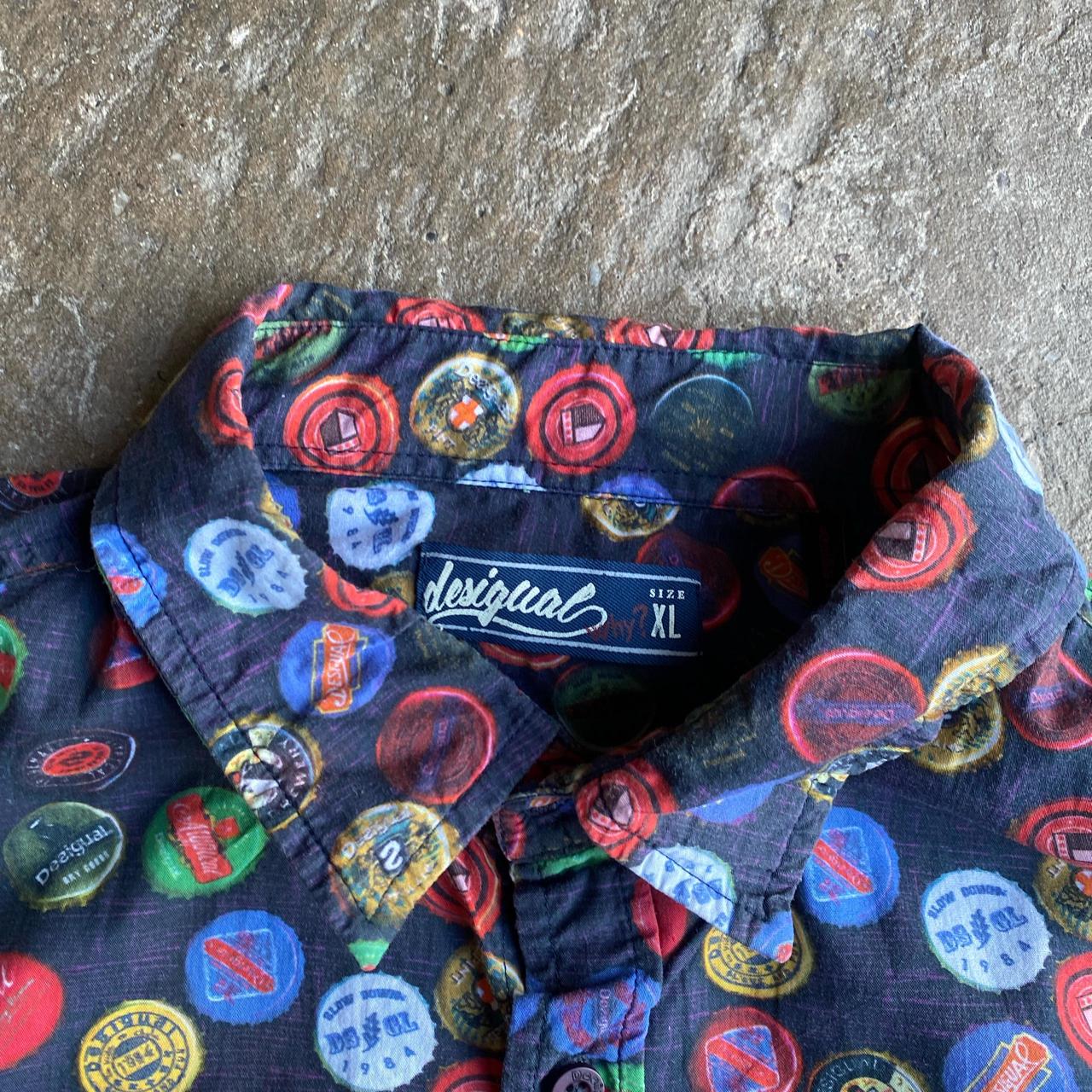 Beer Top Graphic Design Desigual Long-Sleeve Shirt