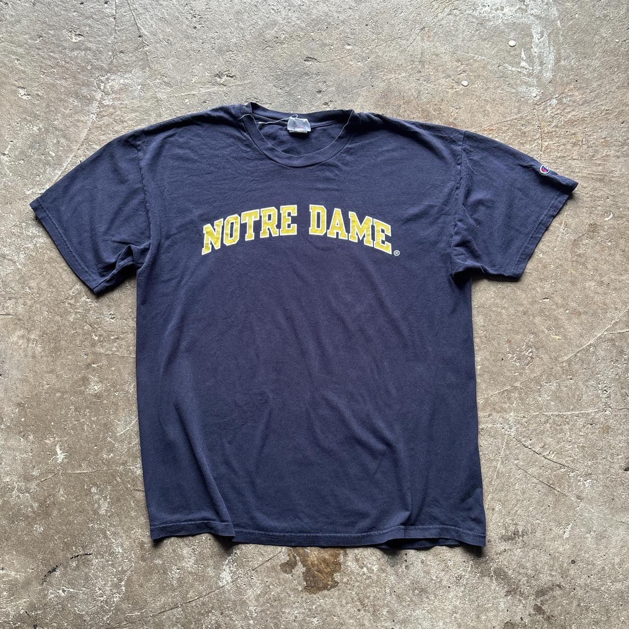 Navy Notre Dame  Champion t-shirt - XL
