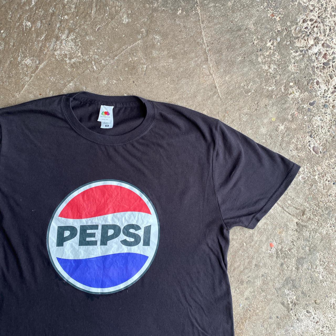 Black Graphic Pepsi T-Shirt - M
