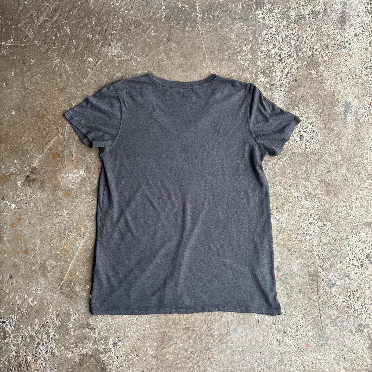 Grey Women's Carhartt V Neck T-Shirt - L (women's)