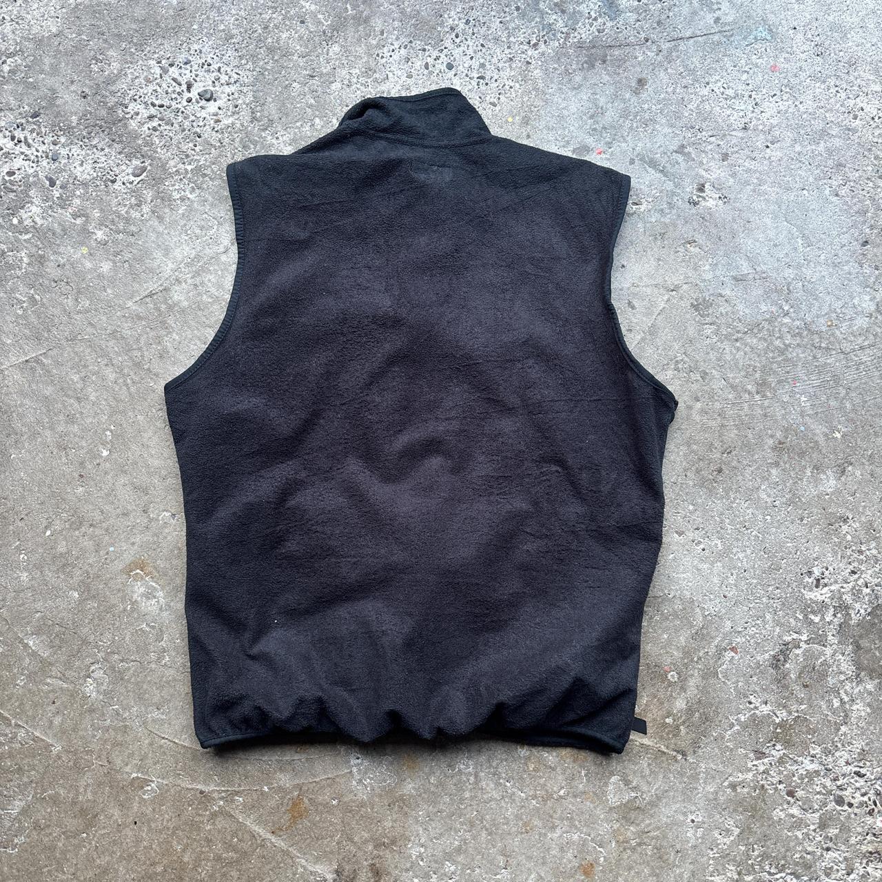 Vintage Black Patagonia Fleece Gilet - XL