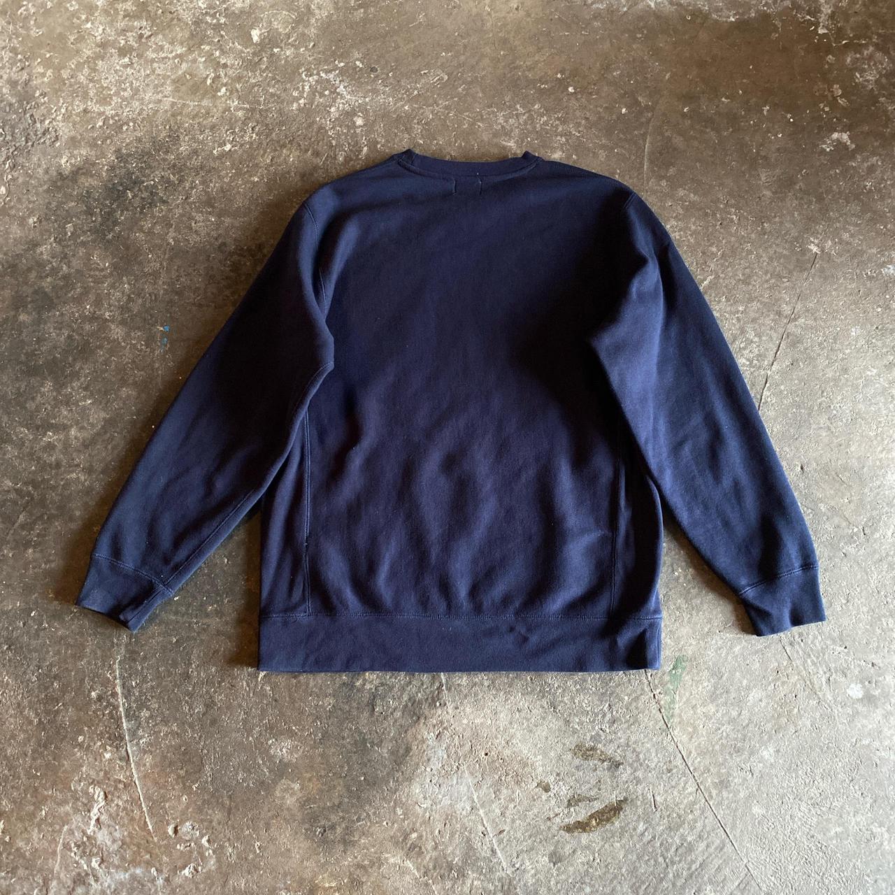 Navy Bene Culture Print Sweatshirt - L