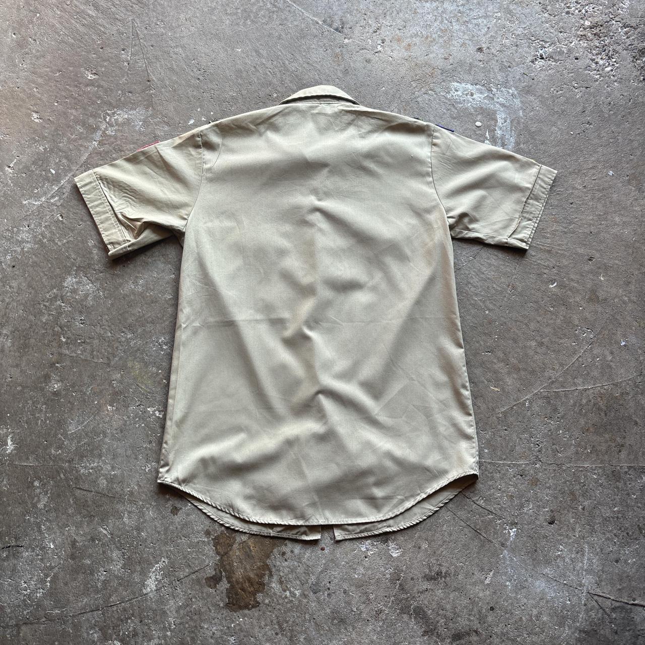 Cream Boy Scouts 90’s Short Sleeve Shirt