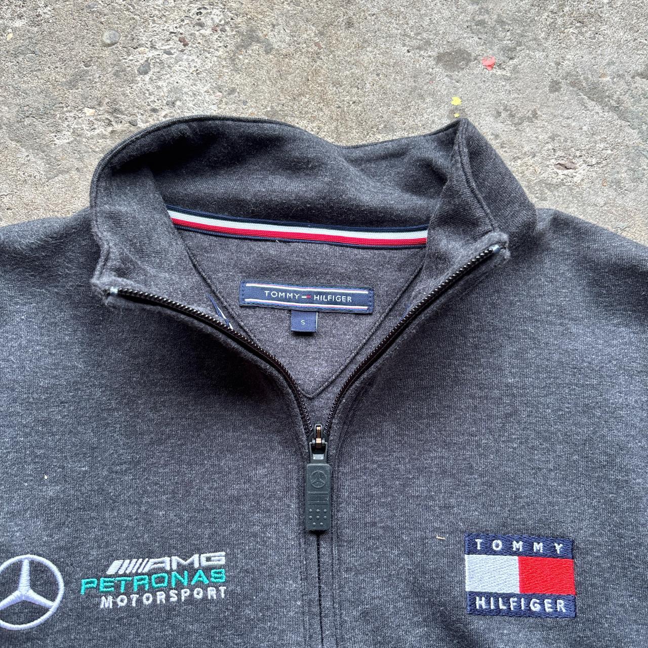 Grey Tommy Hilfiger x Mercedes quarter-zip - S