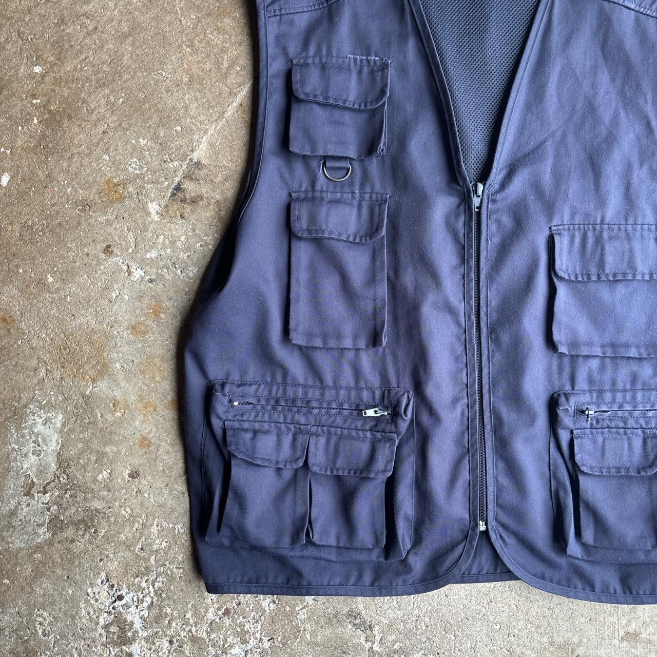 Navy Technical Vest Jacket