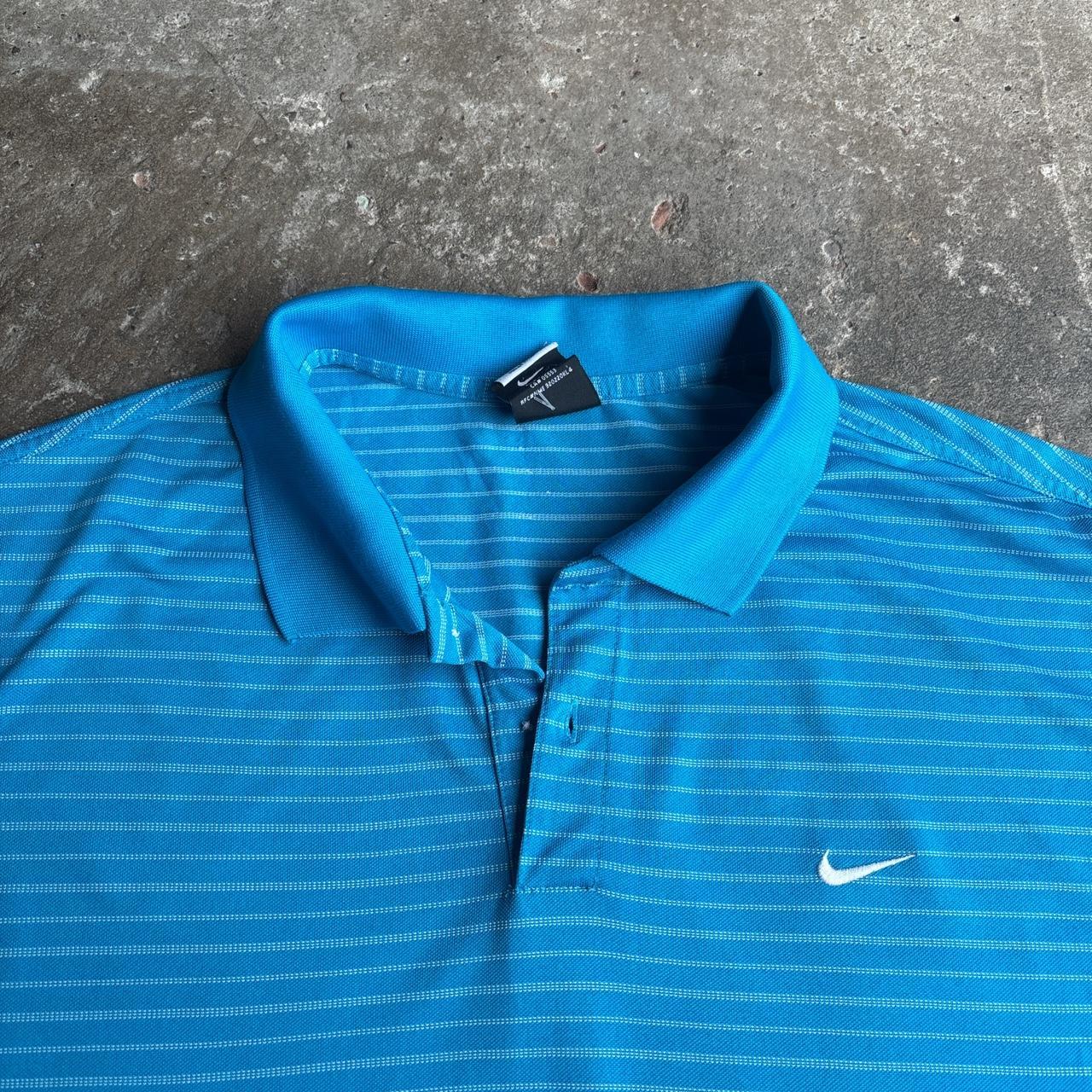 Blue and white Nike Golf Polo shirt
