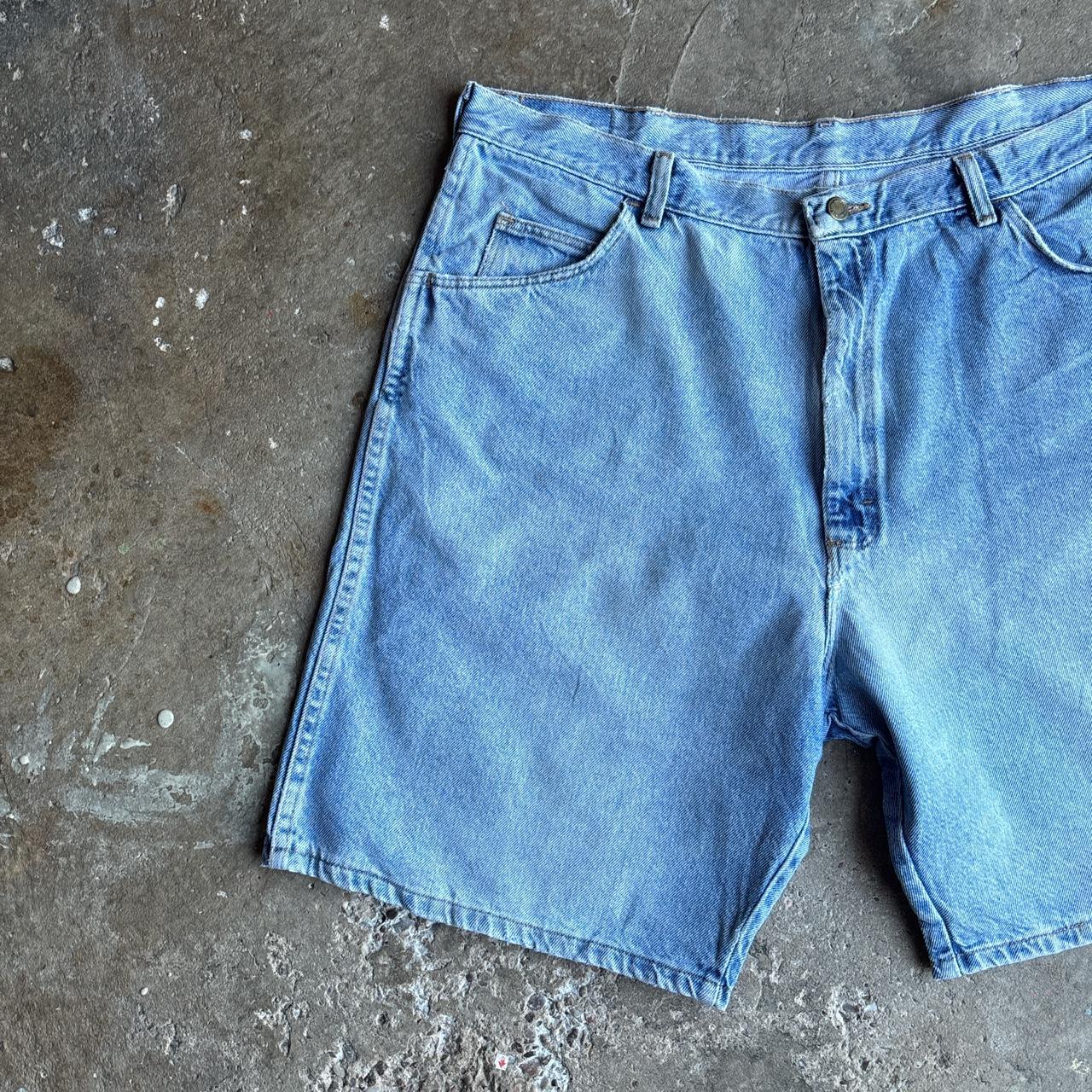 Light Blue Denim Wrangler Jean Shorts