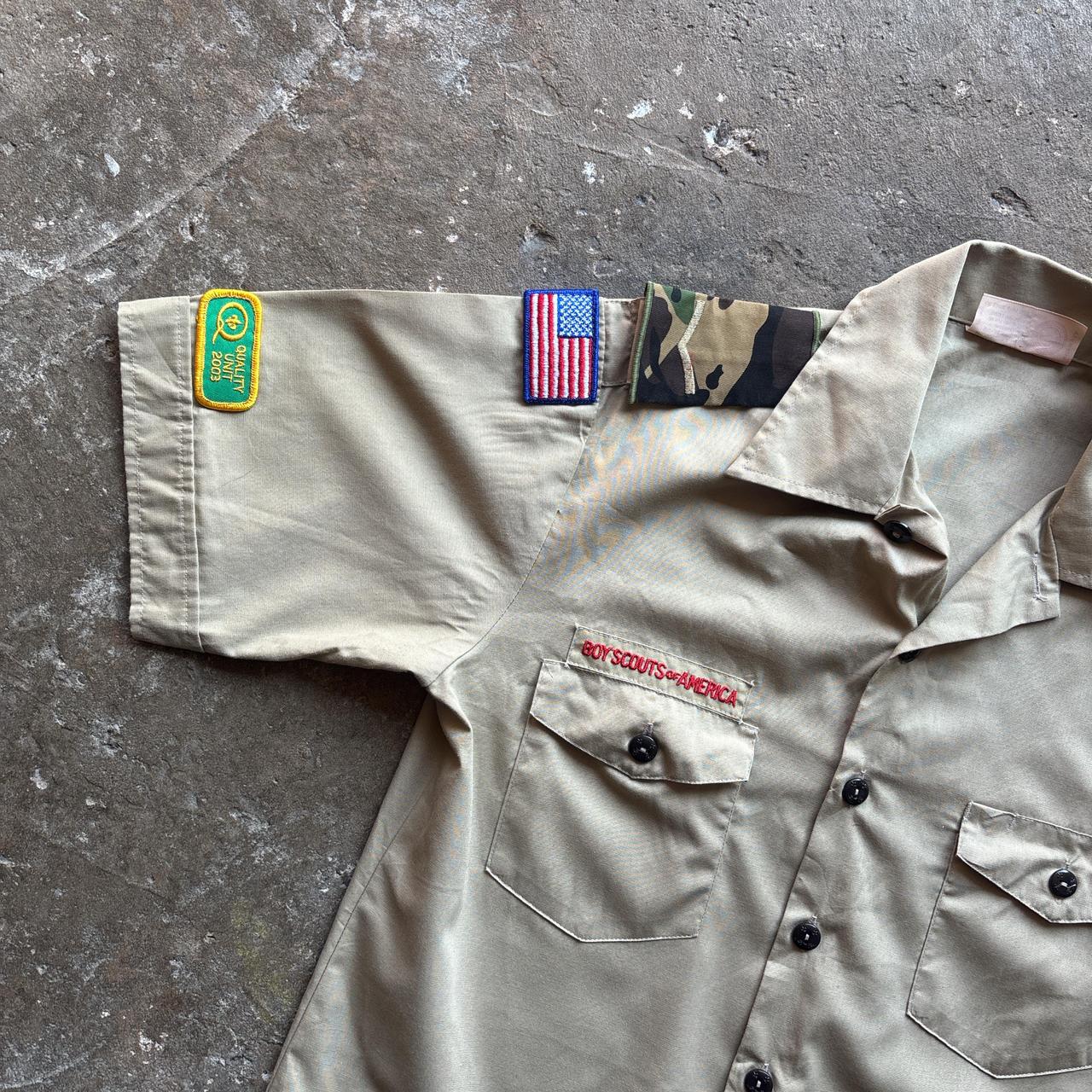 Cream Boy Scouts 90’s Short Sleeve Shirt