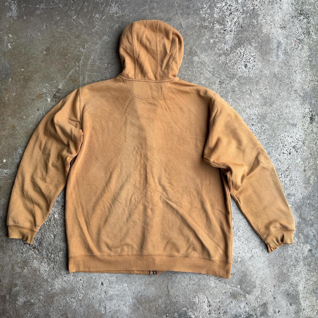 Vintage Tan Carhartt zip-up hoodie