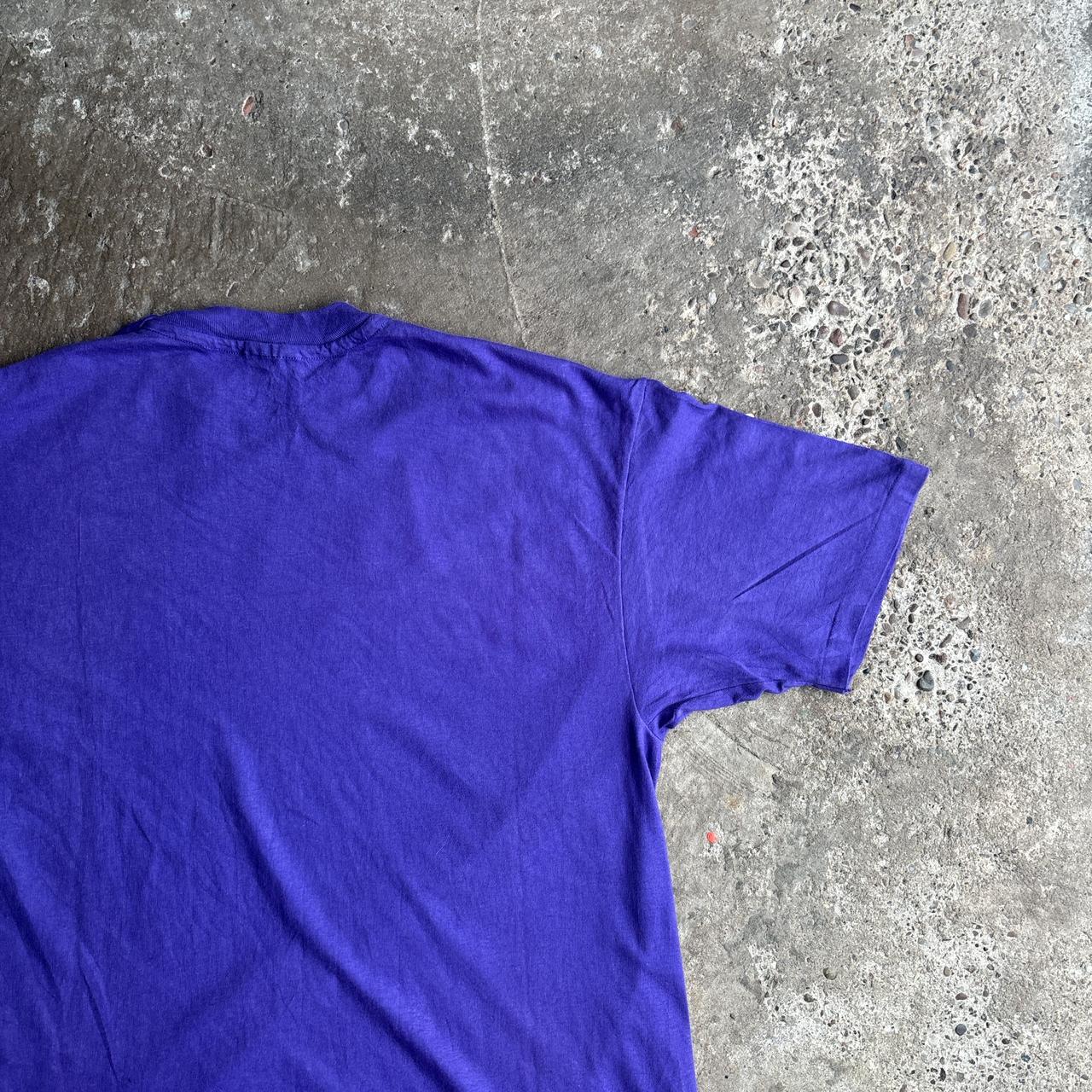 Purple Green Peace Graphic T-Shirt - XL