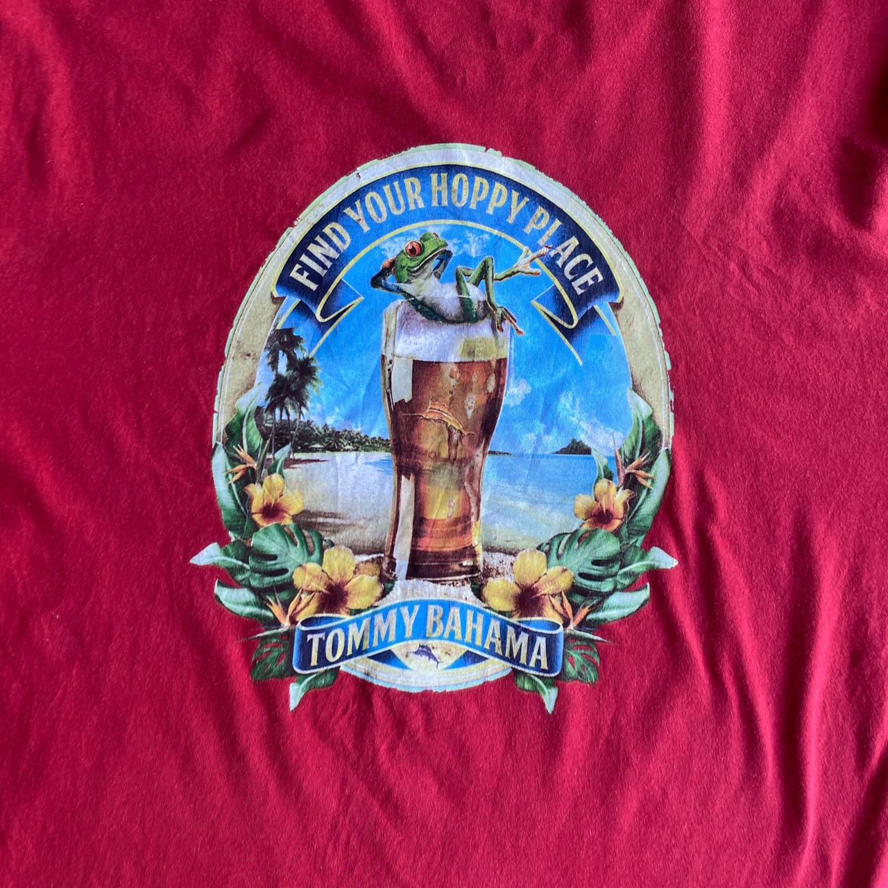 Red Tommy Bahama Graphic Bar T-Shirt - L