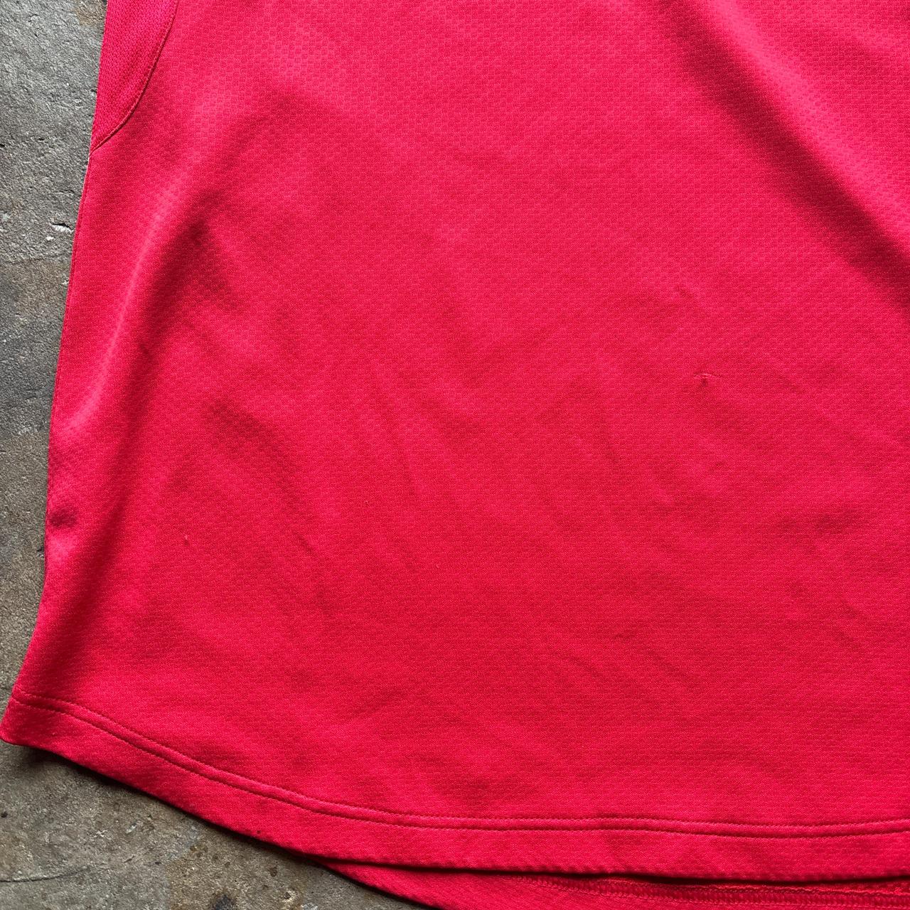 00s Nike red and white basketball vest