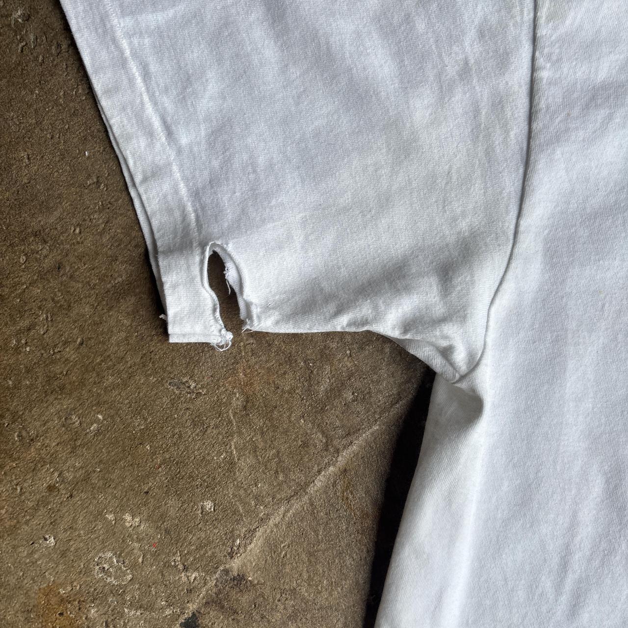 White Single Stitch Graphic Cayman Islands T-Shirt - XL