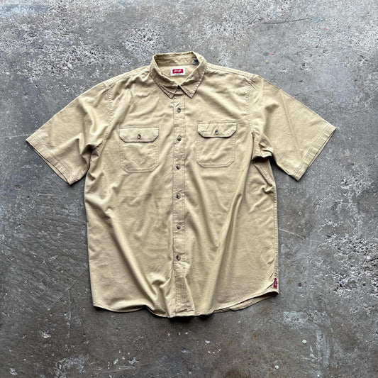 Tan Wrangler short-sleeves shirt - XL