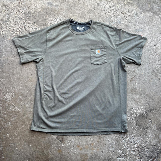 Green Carhartt Pocket Relaxed T-Shirt