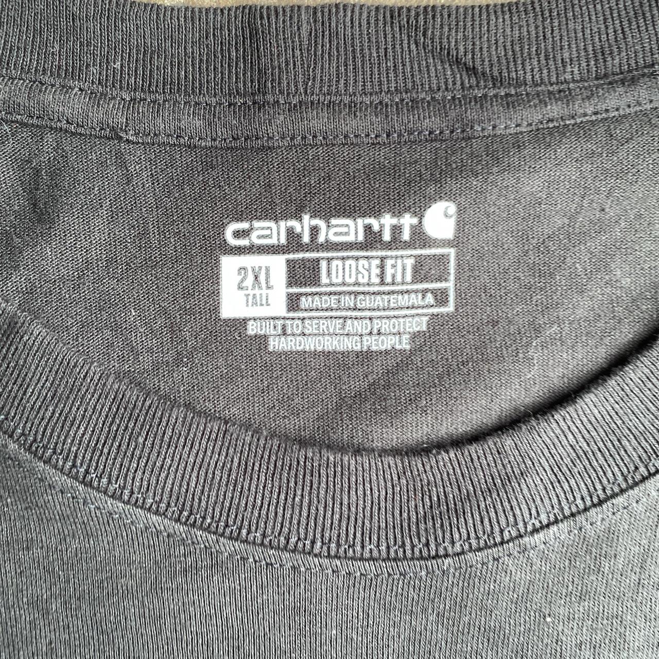 Black Long-Sleeve Carhartt T-Shirt - 2XL