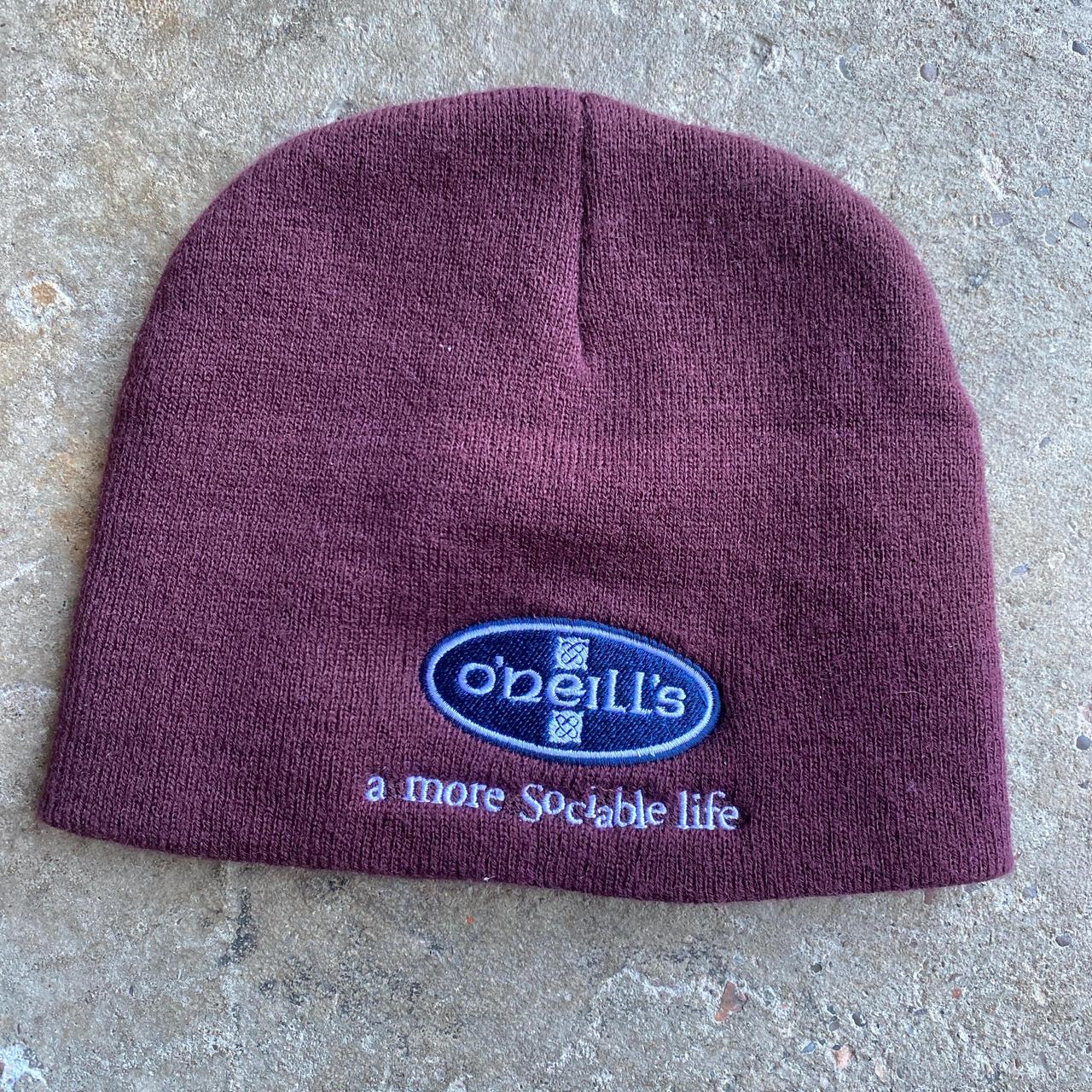 Burgundy Jamesons ‘Irish Whiskey’ O’Neils Beanie