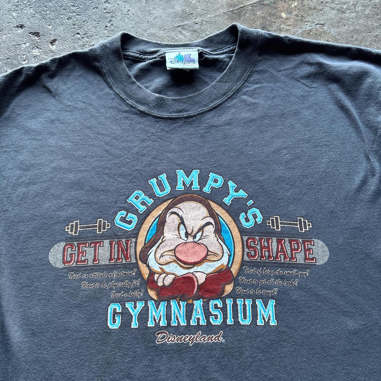 Grey Disney Resort Grumpy’s Gynasium graphic tee - XL