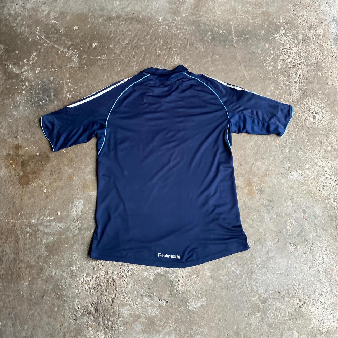 Navy Adidas Real Madrid 2005/06 Away shirt - XL