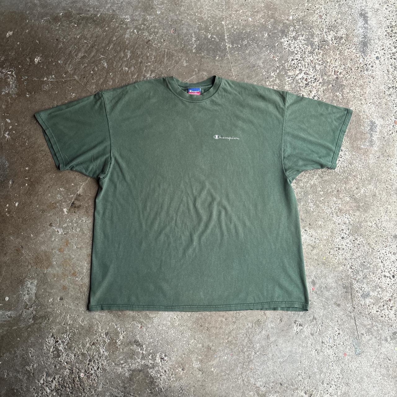Vintage Green Champion T-Shirt - XL