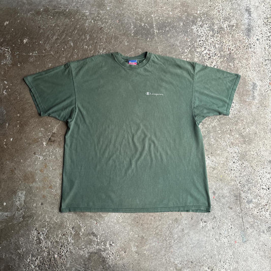 Vintage Green Champion T-Shirt - XL