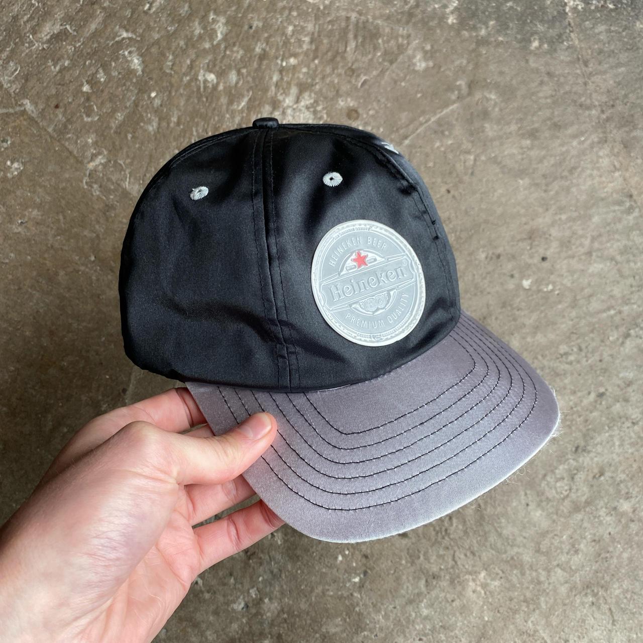 Black & Silver Heineken Logo Cap - One Size