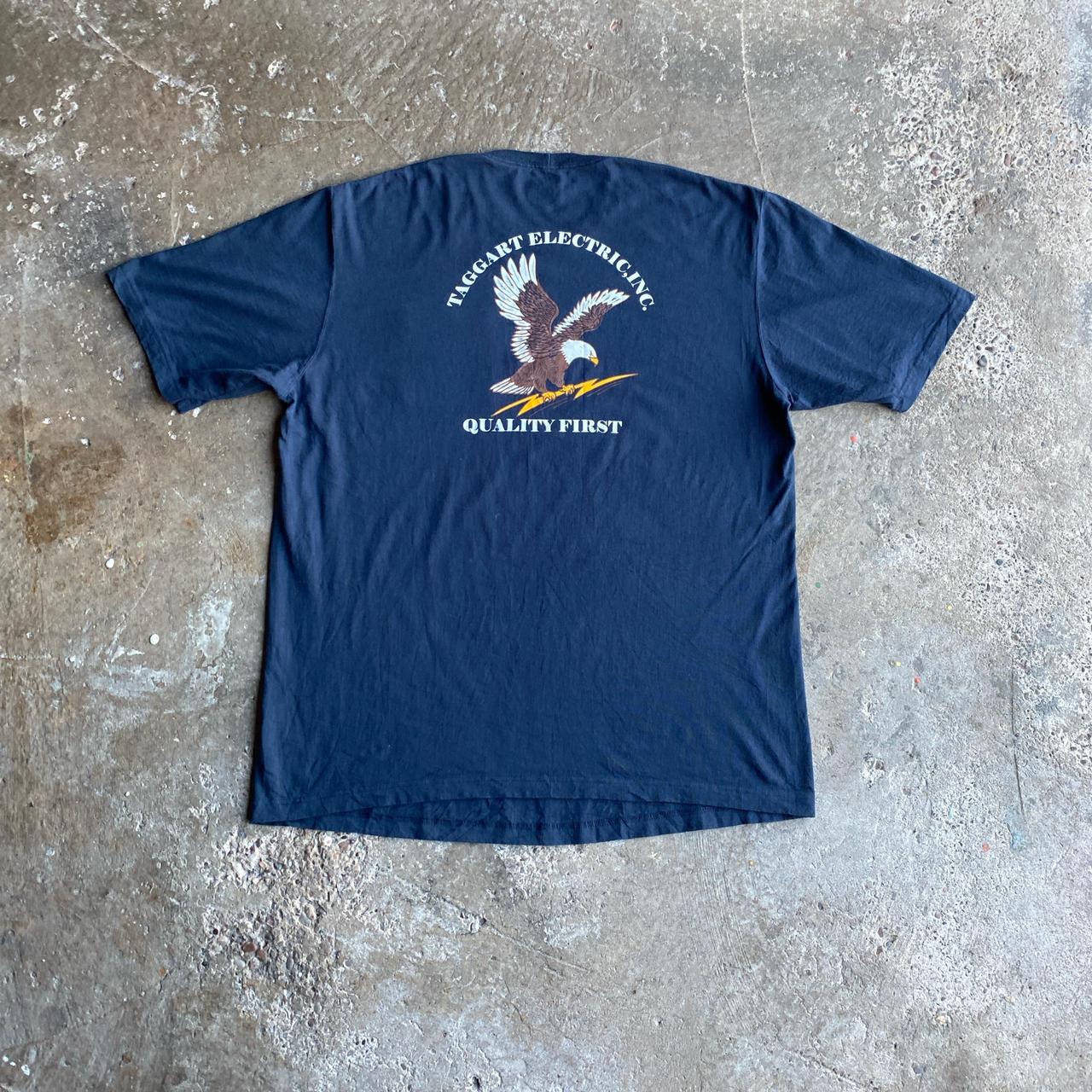 Navy Carhartt Single Pocket Graphic T-Shirt - XL