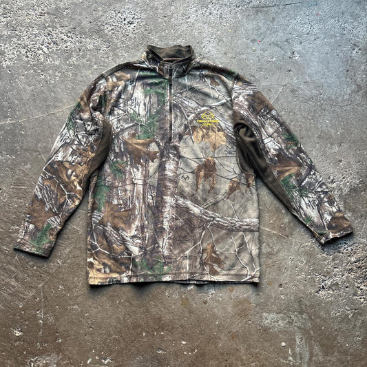 Realtree quarter zip activewear sweatshirt - XL