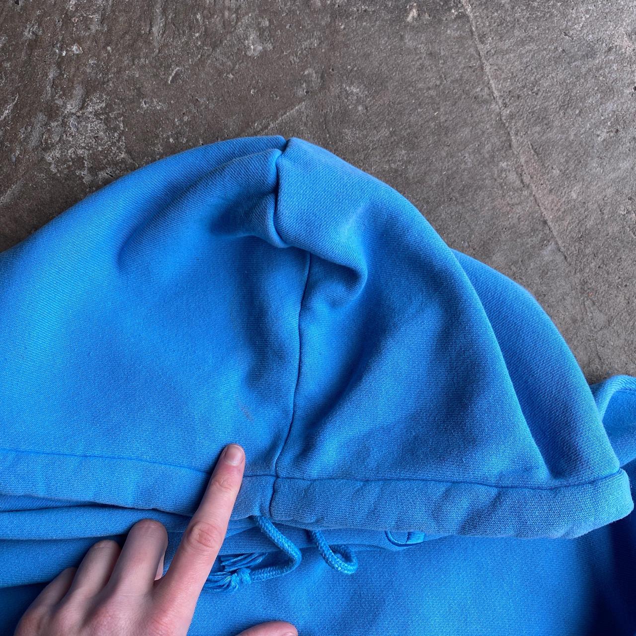 Light Blue Champion Reverse Weave Hoodie - L