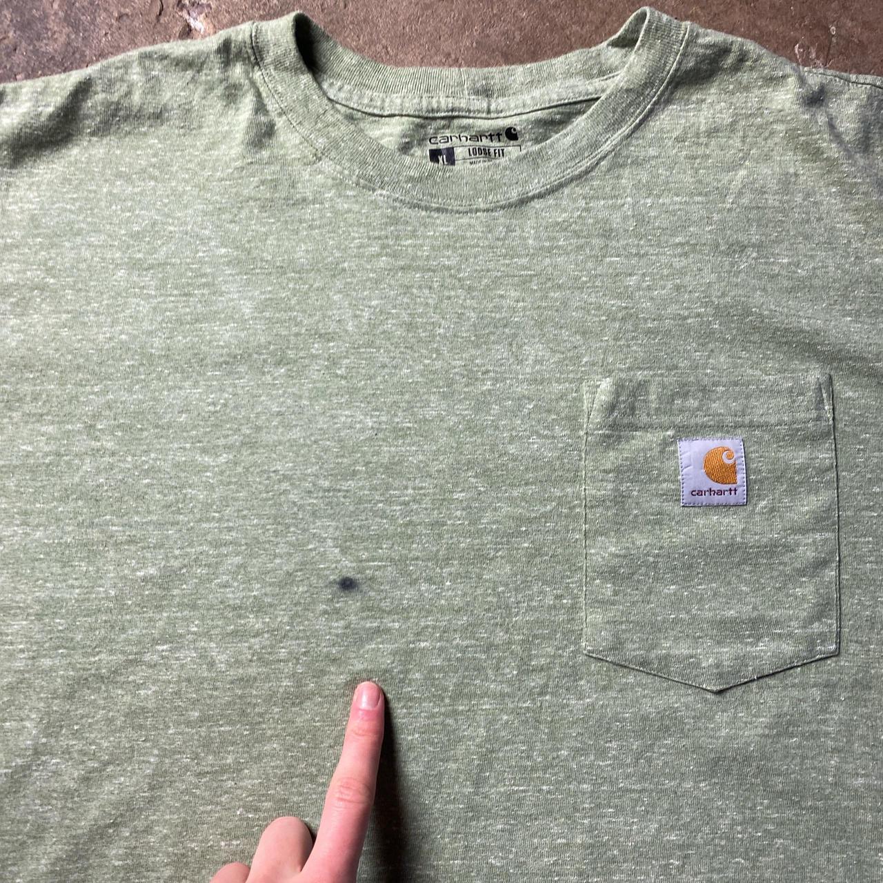 Like Green Carhartt Single Pocket T-Shirt - XL
