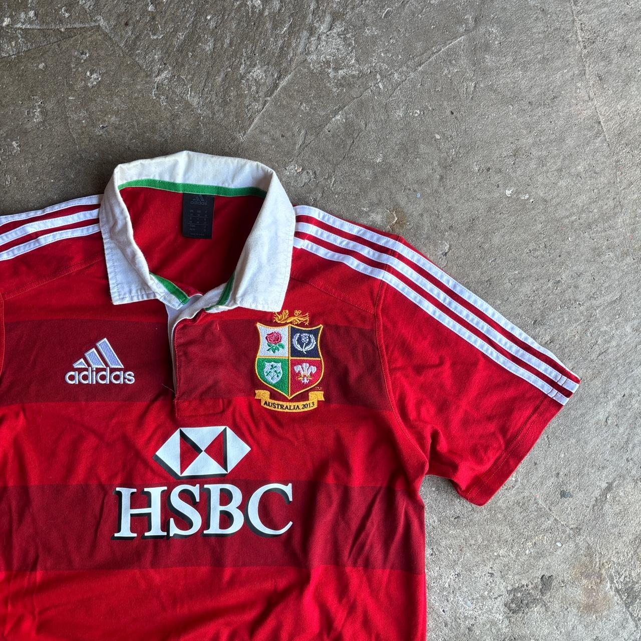 Red Lions 2013 Tour Adidas Rugby Jersey